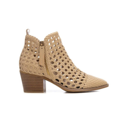 Botines de verano Carmela 162344 en beige para mujer