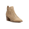 Botines de verano Carmela 162344 en beige para mujer
