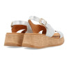 Sandalias Paula Urban 33-787 Picasso en blanco para mujer