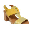 Sandalias de tacón Paula Urban 32-747 Picasso en mostaza para mujer