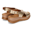 Sandalias Paula Urban 24-774 Bogota en platino para mujer