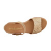 Sandalias ajustables Paula Urban 24-634 Bogota en champán