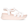Sandalias con cuña Callaghan 29927 LLANA en blanco para mujer