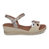 Sandalias con cuña Tekila S-2108 en beige para mujer