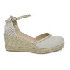 Valencianas de yute COKKETA 5012 en beige para mujer