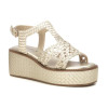 Sandalias con plataforma Carmela 162231 en oro para mujer