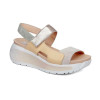Sandalia con cuña Callaghan 35200 BERTA en marfil para mujer