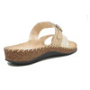 Sandalias de dedo Walk & Fly Corfu 3861 22201 para mujer en beige