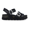 Sandalias bio Walk & Fly Rivazurra 8331 51190 A5 en negro para mujer