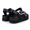 Sandalias bio Walk & Fly Rivazurra 8331 51190 A5 en negro para mujer