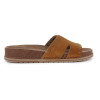 Zueco WALK & FLY CAMOSCIO 7447 50961 A5 en cuero para mujer