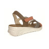 Sandalias planas Walk & Fly Valencia 3394 47611 en color marrón para mujer
