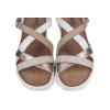Sandalias planas Walk & Fly VALENCIA 3394 47611 en perla para mujer