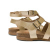 Sandalias bio planas Romana Porronet Silvia 315 en oro