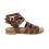 Sandalias bio planas Romana Porronet Silvia 315 en moka