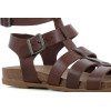 Sandalias bio planas Romana Porronet Silvia 315 en moka