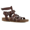 Sandalias bio planas Romana Porronet Silvia 315 en moka