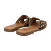 Sandalias planas Porronent VILMA 3117 en leopardo