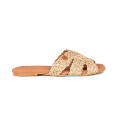 Sandalias planas Popa Durban para mujer en oro