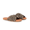 Sandalias planas Popa Durban para mujer en negro