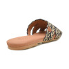 Sandalias planas Popa Durban para mujer en negro
