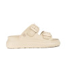 Chanclas Popa Beach en beige para mujer
