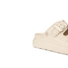 Chanclas Popa Beach en beige para mujer