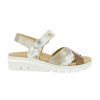 Sandalias con cuña Doctor Cutillas 36149 en beige para mujer