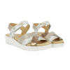 Sandalias con cuña Doctor Cutillas 36149 en beige para mujer