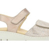 Sandalias con cuña Doctor Cutillas 36104 en beige para mujer
