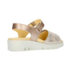 Sandalias con cuña Doctor Cutillas 36104 en beige para mujer