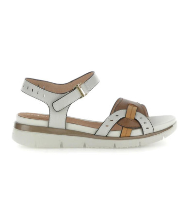 Sandalias con cuña Stonefly PARKY 26 en blanco para mujer