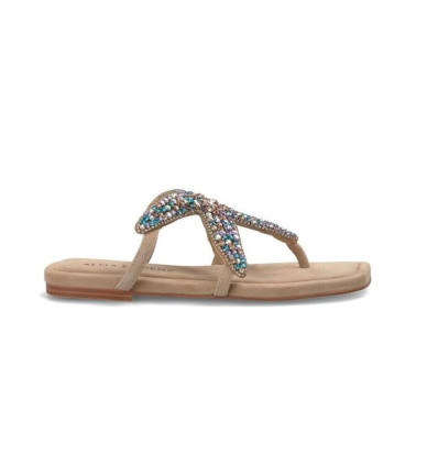 Sandalias planas Alma en Pena V251973 en sand para mujer