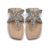 Sandalias planas Alma en Pena V251973 en sand para mujer