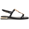 Sandalias planas Gioseppo Trofa 72364 en negro para mujer