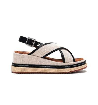 Sandalias con cuña Gioseppo BELLIGAN 74265 en negro