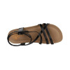 Sandalias planas Romanas Porronet Selena 3133 en negro para mujer