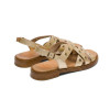 Sandalias planas Porronet Mónica 3125 en dorado