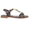 Sandalias planas Oh! My Sandals Edurne 5767 en marrón para mujer