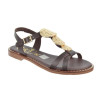 Sandalias planas Oh! My Sandals Edurne 5767 en marrón para mujer