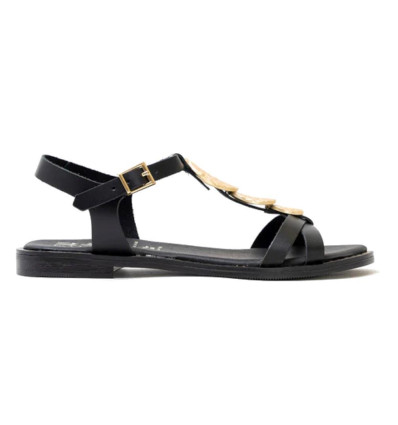 Sandalias planas Oh! My Sandals Edurne 5767 en negro