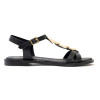 Sandalias planas Oh! My Sandals Edurne 5767 en negro