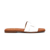 Sandalias planas Oh! My Sandals Alexia 5550 en blanco para mujer