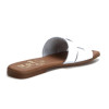 Sandalias planas Oh! My Sandals Alexia 5550 en blanco para mujer
