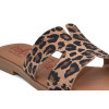 Sandalias planas TEKILA 141 en leopardo para mujer