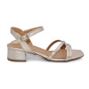 Sandalias de tacón InVogue 225 en platino para mujer