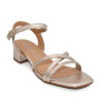 Sandalias de tacón InVogue 225 en platino para mujer