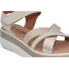 Sandalias con cuña Chamby 912 en beige para mujer