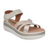 Sandalias con cuña Chamby 912 en beige para mujer
