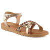 Sandalias planas Tekila 13153 en leopardo para mujer